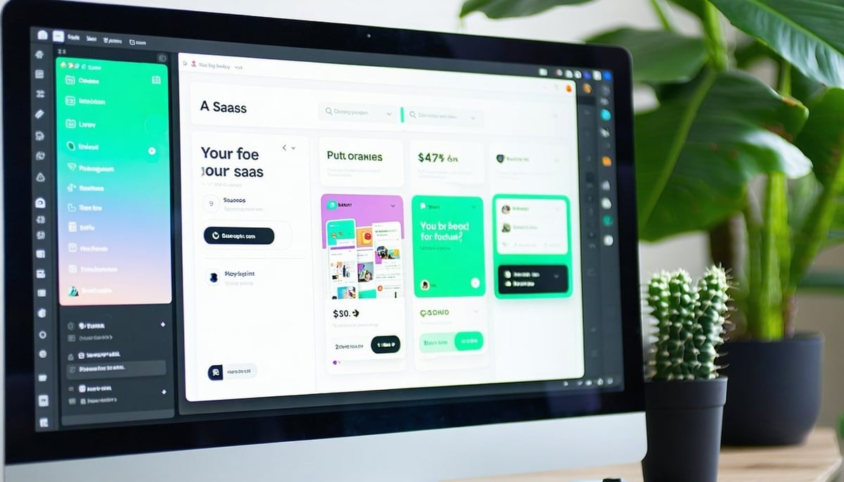 SaaS Design Mockup